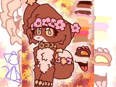 DTA collab entry - Autumn Flower :3
