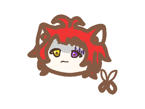 前髪を切りすぎちゃった莉犬くんの顔を書いて！ remix