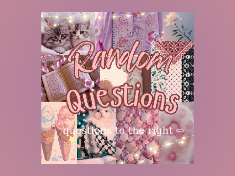 RaNdOm QuEsTiOnS