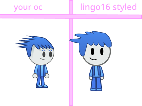 Give Me Your OC Or Character in lingo16 styled remix remix-8