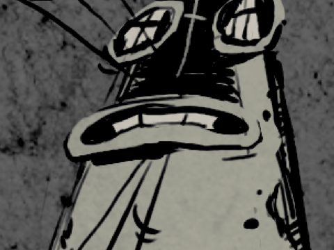 round man who makes round sounds