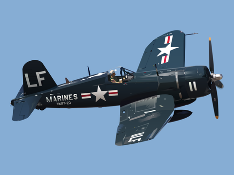 Corsair Vector with pilot