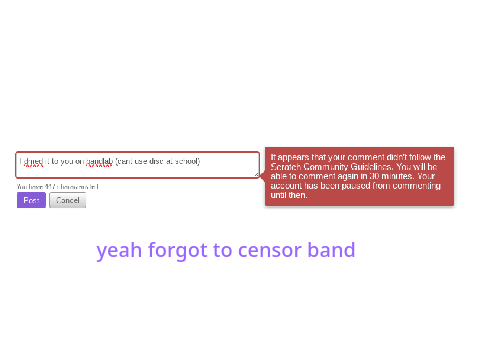I KEEP GETTING MUTED FOR LONGER AND LONGER