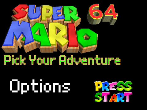 Mario Pick Your Adventure Game (Incomplete)