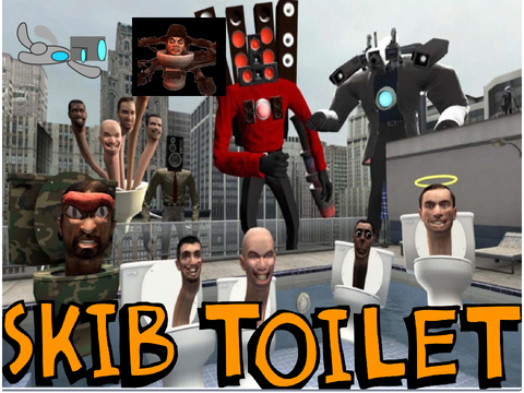 Skibidi toilet g man too bad cat fart man