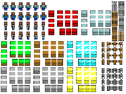 Minecraft sprite sheet