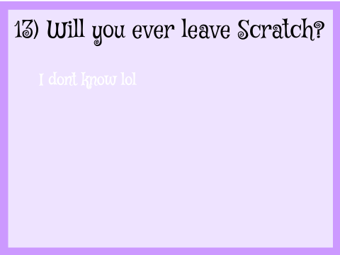 30 Questions Nobody is Asked in Scratch! remix