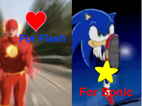 Sonic vs Flash? You Decide!-Closed