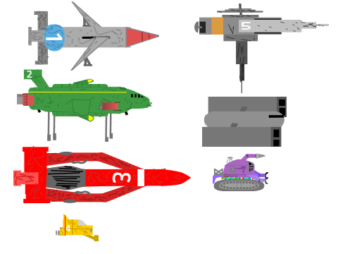 THUNDERBIRDS SPRITES