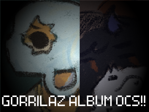 gorrilaz album themed ocs!! :D