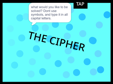 The cipher