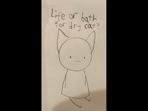 Life or bath for dry nekotori?