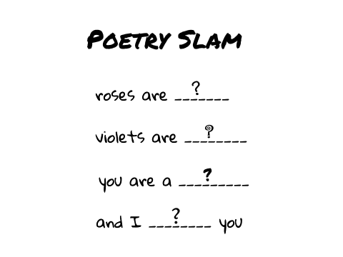Poetry Slam step 6