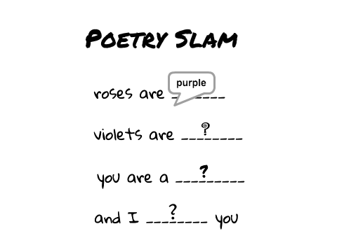 Poetry Slam step 4