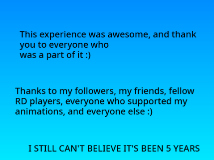 5 years on Scratch.