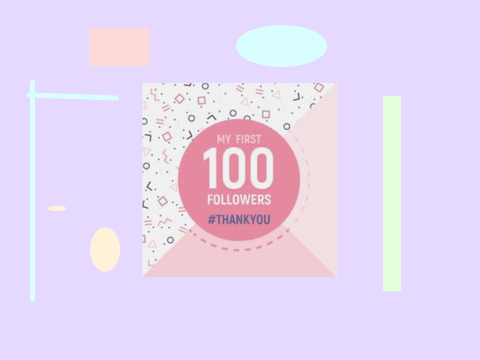 Thank you 100 followers ( music included) 