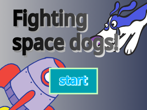 Fighting space dogs!