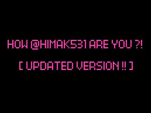 how hima are you? remix