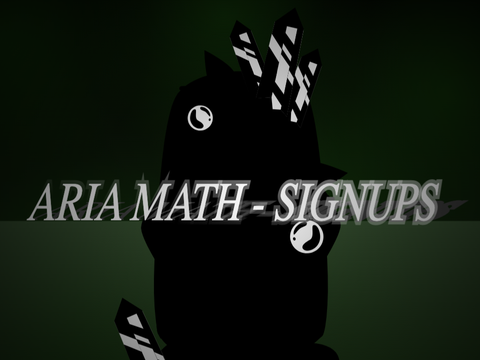 Moai Head Thing - Aria Math Signup