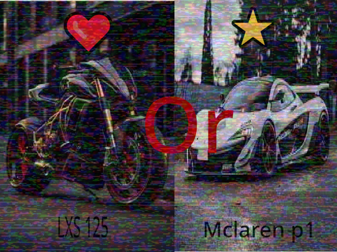 Mclaren p1 or LXS 125