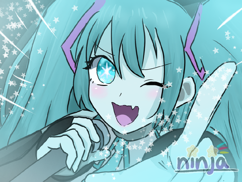 miku × ai hoshino