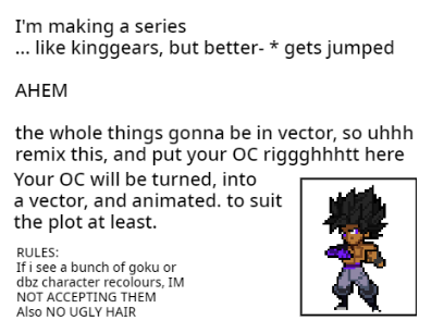 I finna be a background character