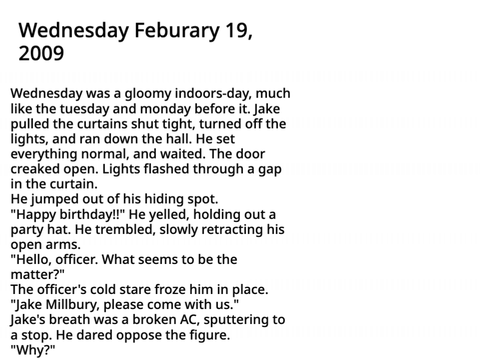 Night of 09' blurb + page 1