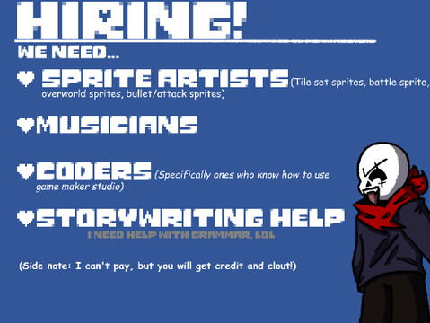 We need team members!