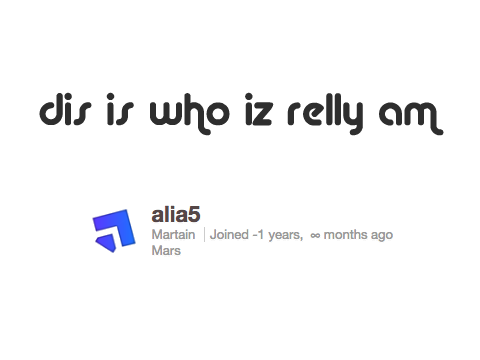 dis is who iz relly am