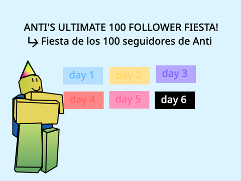[d3-writing contest] Anti's 100 follower fiesta!!
