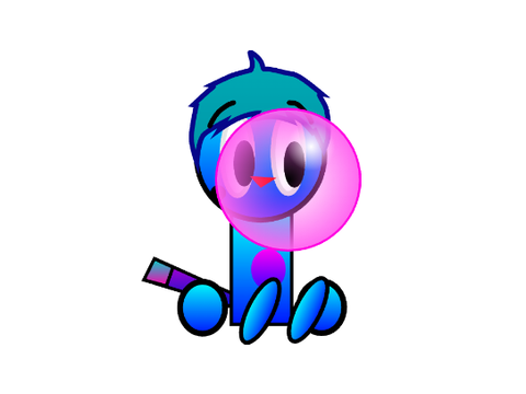 DoraemonFan2023 Blowing A Bubble Gum