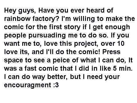 RAINBOW FACTORY COMIC?