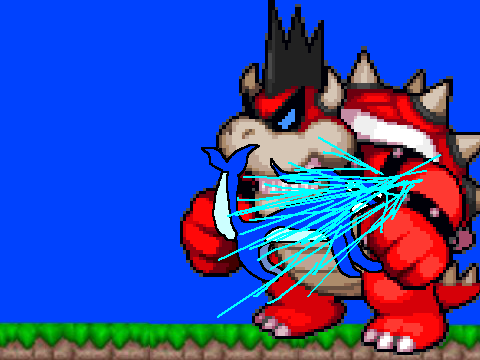 Add yourself Fighting Dark bowser X! remix