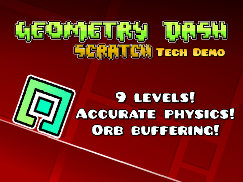 Scratch Geometry Dash tech demo BETA 0.75