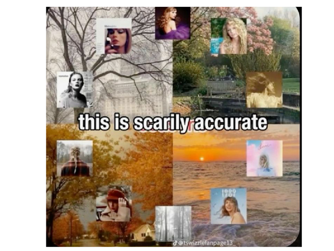 T-Swift albums as seasons