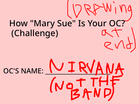 How "Mary-Sue" is Your OC? remix