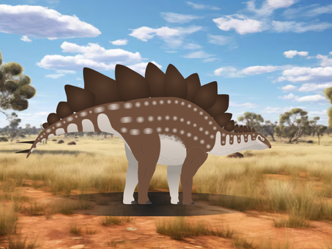 Stegosaurus stenops || vector