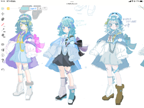 色塗りのイベ参加させて頂きました！