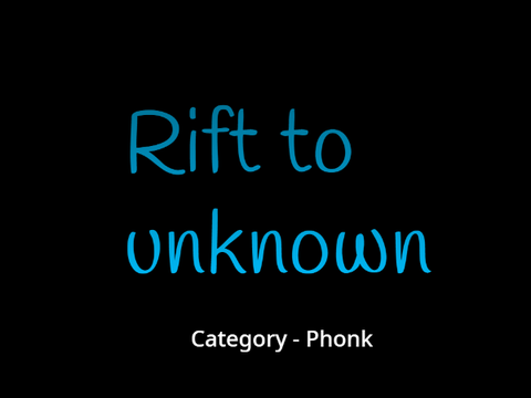 【D-tech & X-Music】Rift to unknown