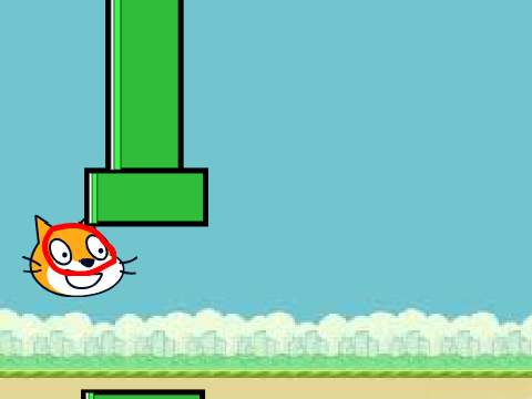 Flappy Scratch Cat Head