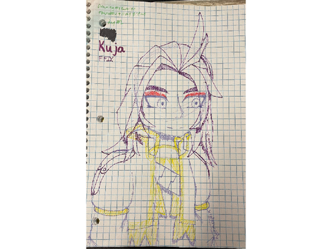 Drawing my favorite characters until my birthday | Day 1: Kuja