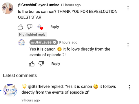 STAREEVEE REPLIED TO ME