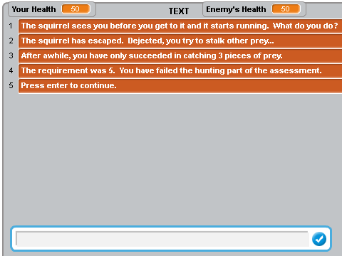 NEW Warriors Text Adventure V 0.9