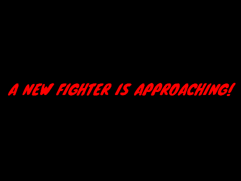 A new fighter is approaching!