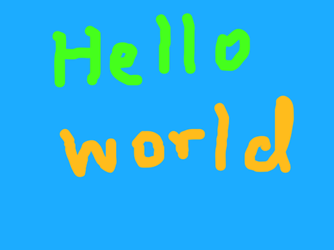 hello world