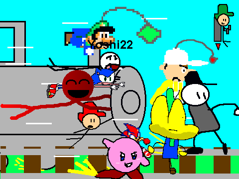 Add yourself holding onto an out of control train! (MB19)