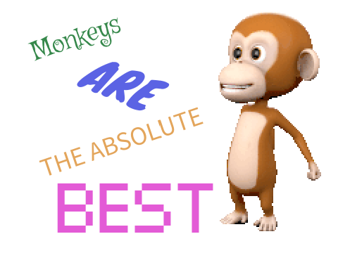 MONKEY IS THE BEST,  DANCING ANIMATION BY @DAYMOON23 #MONKEY #all