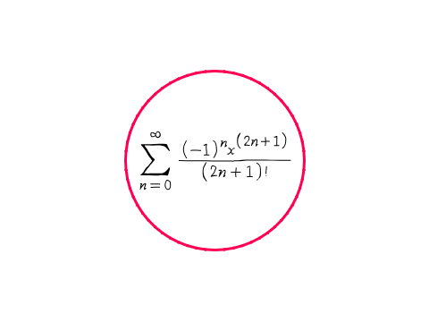 Taylor expansion of sin(x)
