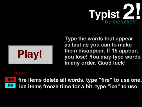 Typist 2! (test)
