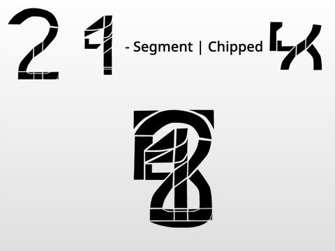 24-Segment Display Chipped X